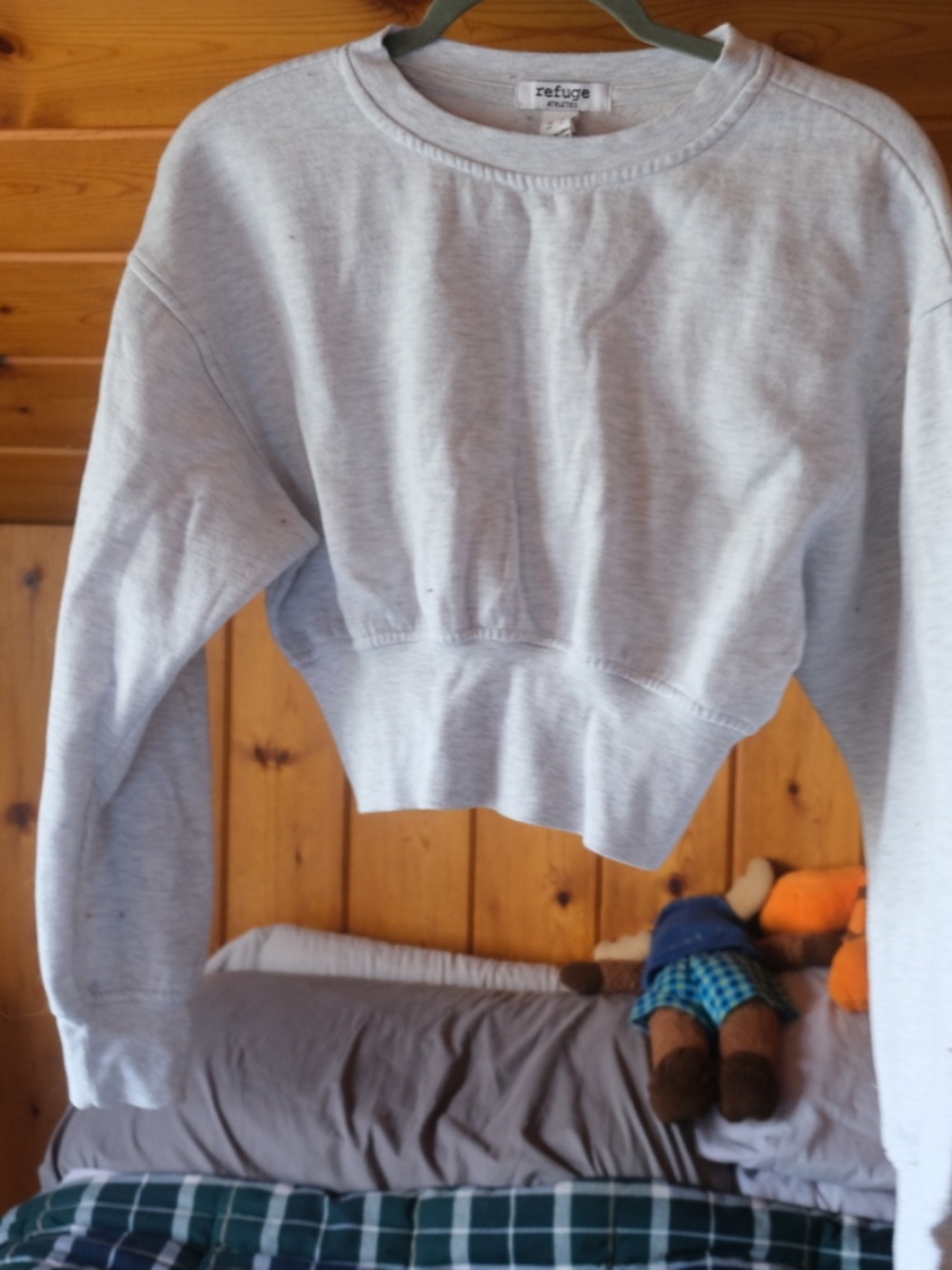 Sweat crop top